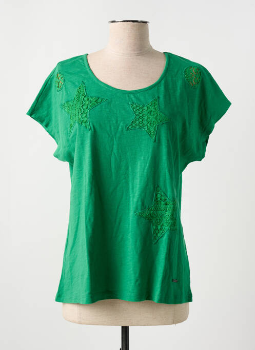 T-shirt vert AGATHE & LOUISE pour femme