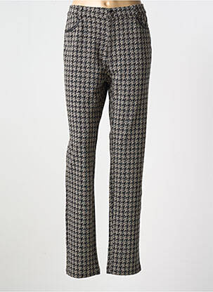 Pantalon droit stretch taille normale noir TINTA femme
