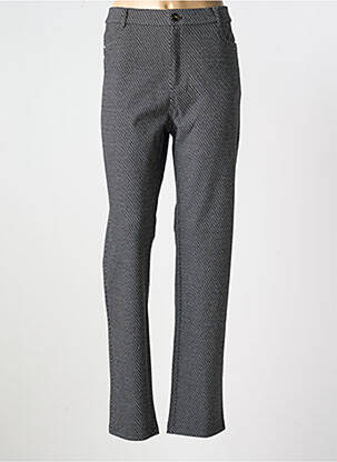 Pantalon slim taille élastique taille normale noir TINTA femme