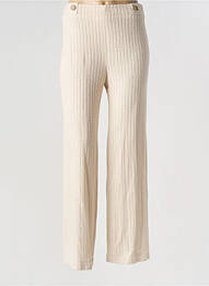 Pantalon droit taille normale taille normale beige TINTA femme