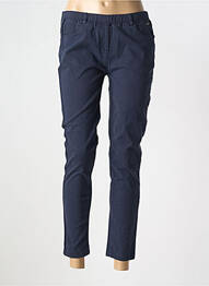 Pantalon 7/8 stretch taille normale bleu AGATHE & LOUISE femme
