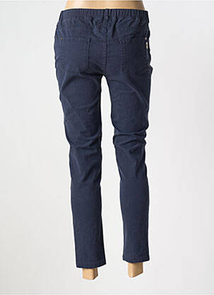 Pantalon 7/8 stretch taille normale bleu AGATHE & LOUISE femme