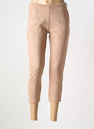 Pantacourt stretch taille normale beige ZEPELINE femme