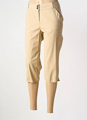 Pantacourt stretch taille normale beige THALASSA femme