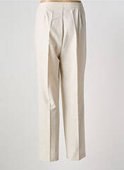 Pantalon droit beige KARELIA pour femme seconde vue