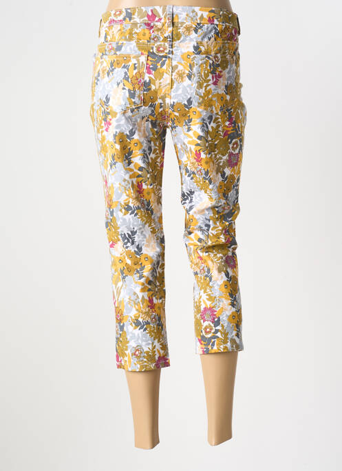 Pantacourt stretch taille normale jaune AGATHE & LOUISE femme
