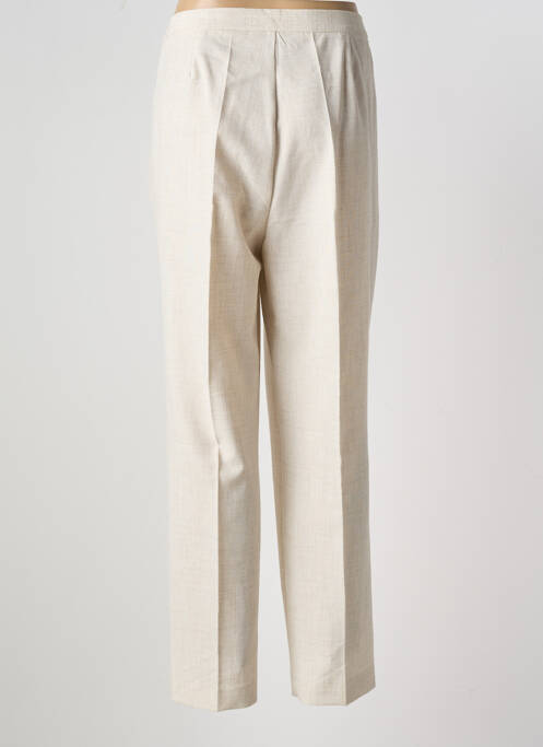 Pantalon droit beige KARELIA pour femme