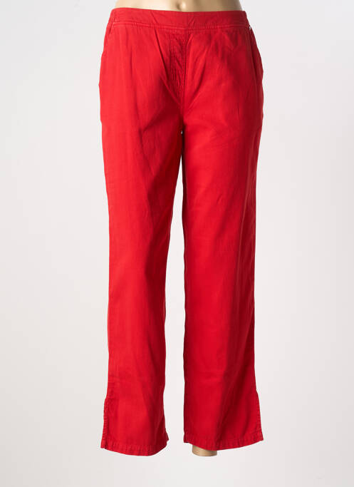 Pantalon droit rouge AGATHE & LOUISE pour femme