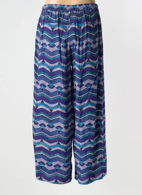 Pantalon large bleu AGATHE & LOUISE pour femme