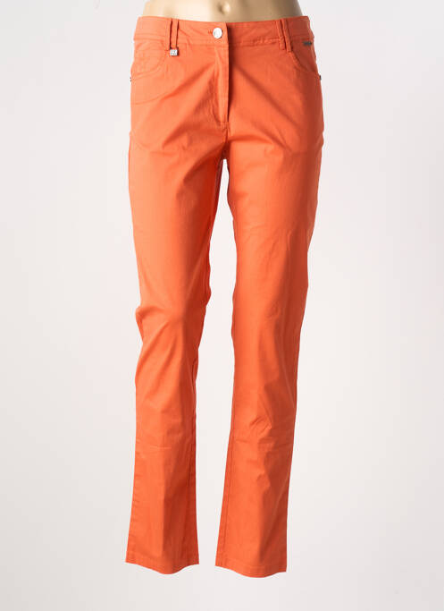 Pantalon slim orange AGATHE & LOUISE pour femme