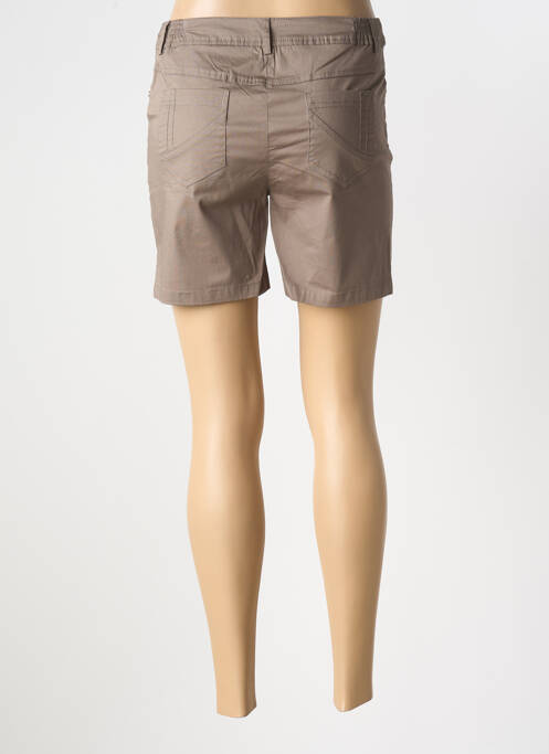 Short marron AGATHE & LOUISE pour femme