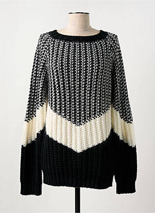 Pull resserrée sur le bas manches longues noir BARBARA BUI femme