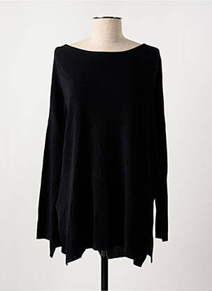 Pull tunique col rond manches longues noir BARBARA BUI femme
