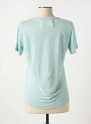 T-shirt col v manches courtes bleu CLOSED femme