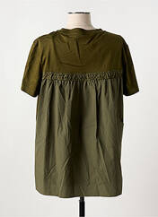 T-shirt vert MONCLER pour femme seconde vue