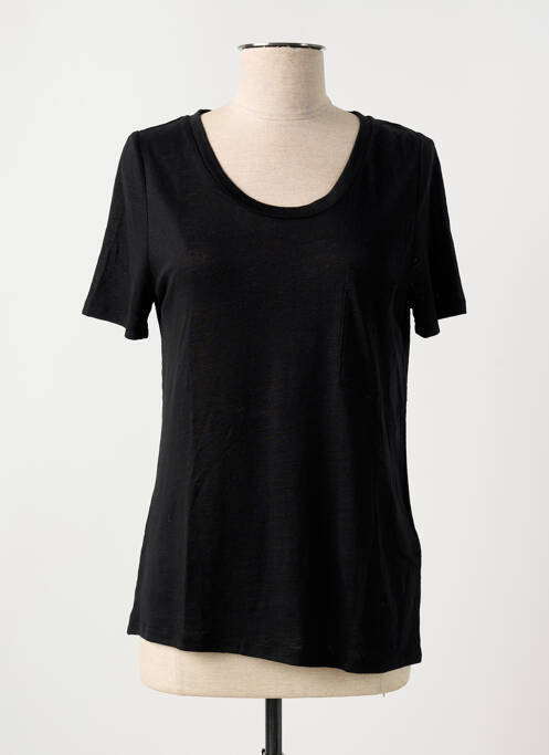 T-shirt noir ALLUDE pour femme