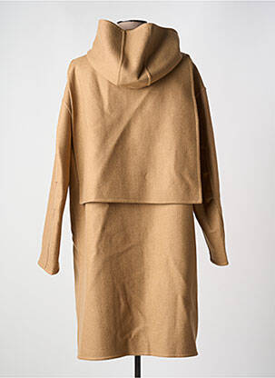Manteau long a capuche a capuche beige CLOSED femme