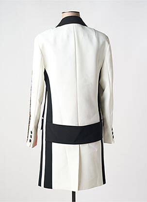 Manteau long coupe cintrée sans capuche beige BARBARA BUI femme