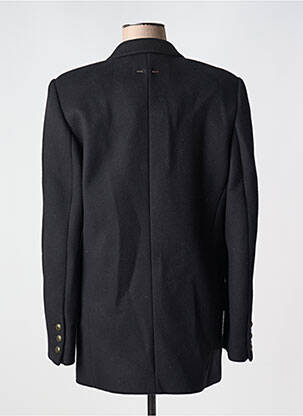 Manteau court poches sans capuche noir BARBARA BUI femme