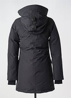 Parka manches longues a capuche noir NOBIS femme