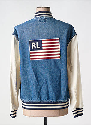 Blouson col v bleu RALPH LAUREN femme
