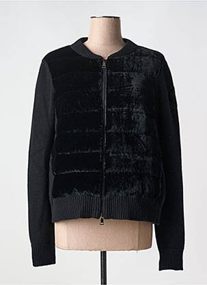 Doudoune manches longues sans capuche noir MONCLER femme