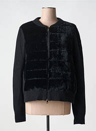 Doudoune poches sans capuche noir MONCLER femme