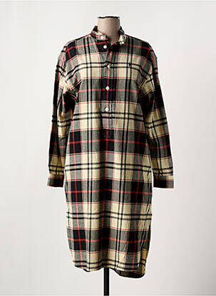 Robe mi-longue manches longues manches longues noir RALPH LAUREN femme