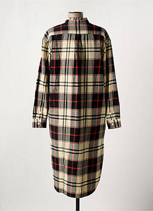 Robe mi-longue manches longues manches longues noir RALPH LAUREN femme