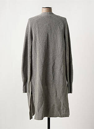 Gilet manches longues maille tricot gris RALPH LAUREN femme