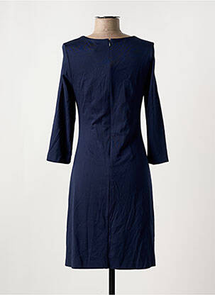Robe mi-longue manches longues manches longues bleu GIANT femme