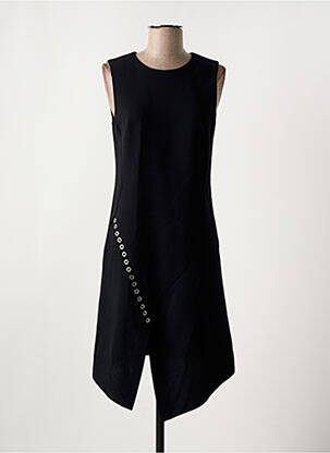 Robe mi-longue sans manche sans manche noir BARBARA BUI femme