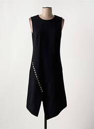 Robe mi-longue sans manche sans manche noir BARBARA BUI femme