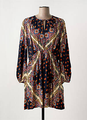 Robe courte manches longues manches longues bleu BA&SH femme