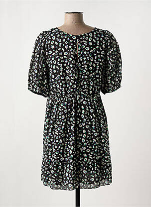 Robe courte manches courtes manches courtes noir BA&SH femme