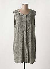 Robe courte gris FINE COLLECTION pour femme seconde vue