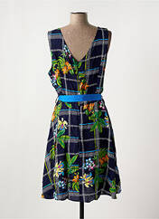 Robe mi-longue bleu POMME ROUGE pour femme seconde vue