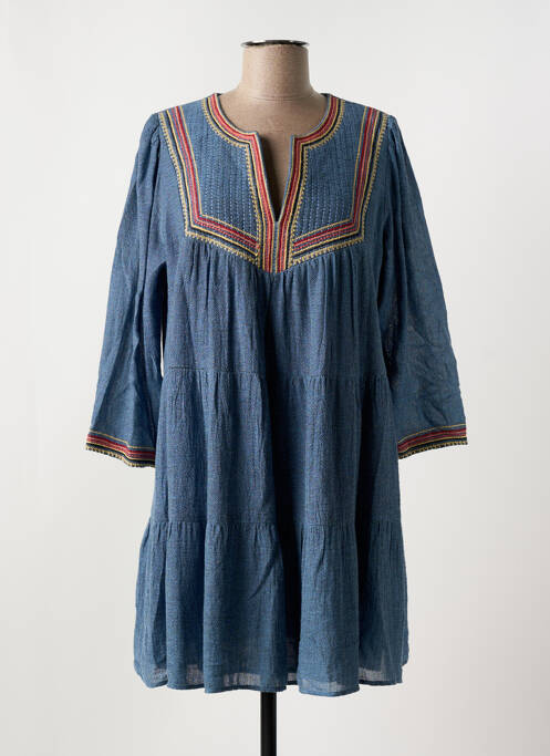 Robe courte bleu BA&SH pour femme