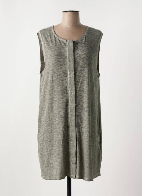 Robe courte gris FINE COLLECTION pour femme