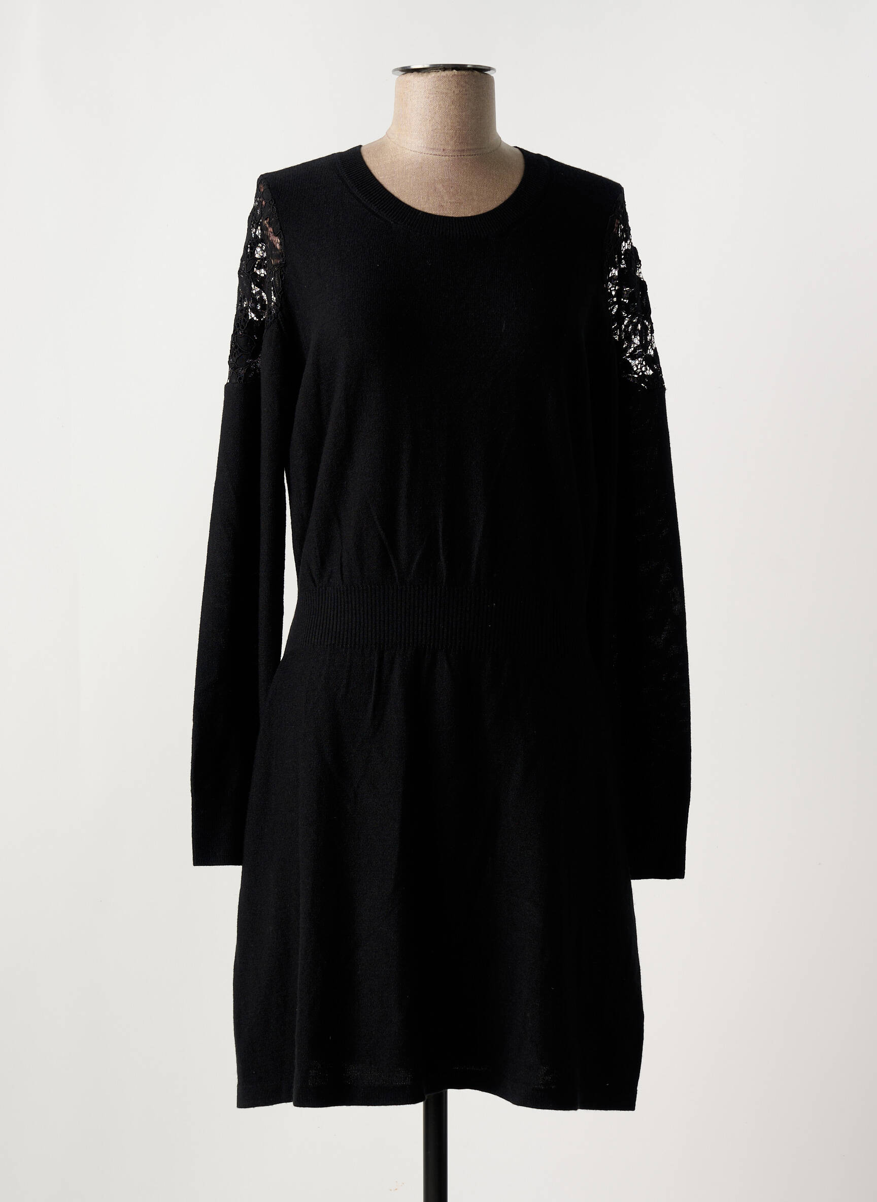 Robe Pull Coupe Cintrée Noir Sonia Rykiel Femme 2597839-noir00