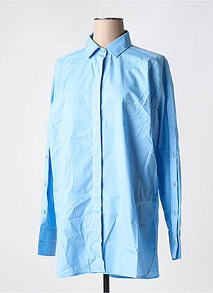 Tunique manches longues poignets boutonnés avec fente bleu CLOSED femme
