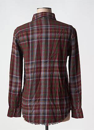 Chemisier coupe cintrée manches longues rouge RALPH LAUREN femme