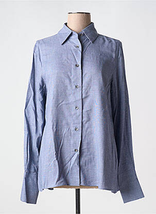 Chemisier coupe droite manches longues bleu CLOSED femme