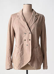 Blazer poches marron MARITHE & FRANCOIS GIRBAUD femme