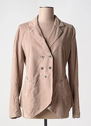 Blazer poches marron MARITHE & FRANCOIS GIRBAUD femme