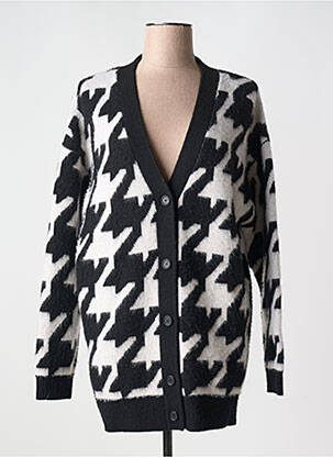 Gilet manches longues resserrée sur le bas noir BARBARA BUI femme