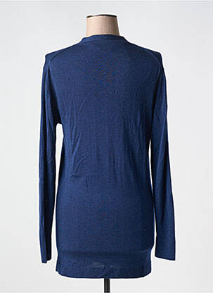 Gilet manches longues stretch bleu BARBARA BUI femme