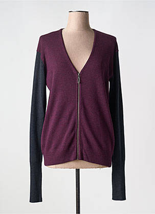 Gilet manches longues stretch violet SONIA RYKIEL femme