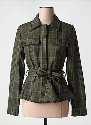 Veste casual col chemisier vert BARBARA BUI femme