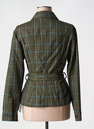 Veste casual col chemisier vert BARBARA BUI femme